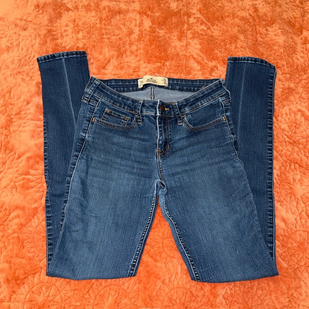 Hollister Blue Skinny Jeans with Modern Stretch Fit